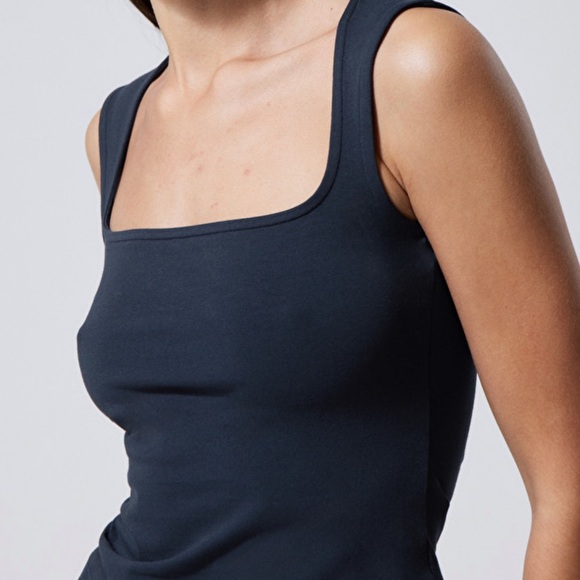 Antonia Square Neck Top - Picture 2 of 4